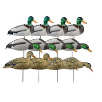 GHG Hunter Series Over Size Mallard Shell Decoys Harvester Pack